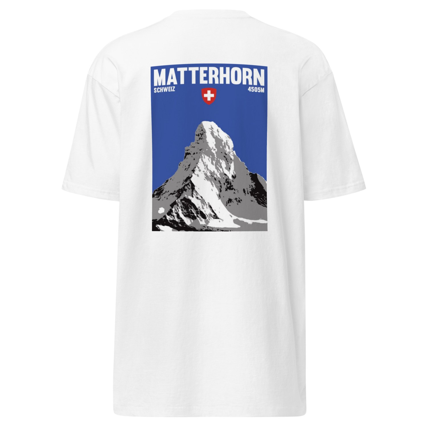 Matterhorn Tee, back print